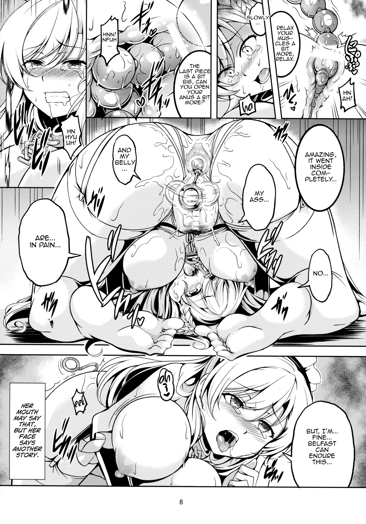 Hentai Manga Comic-Service Ship Belfast-Read-9